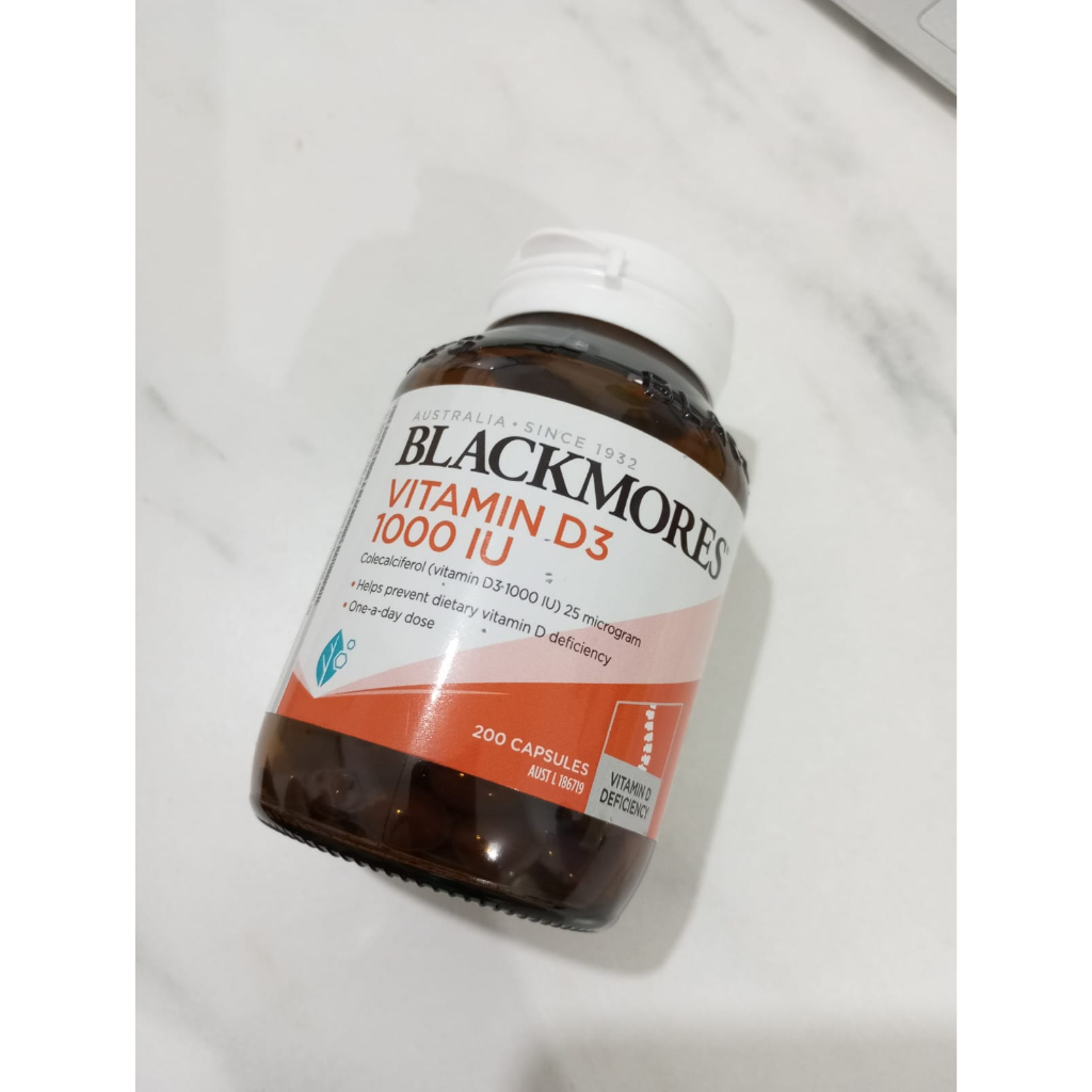 Jual Blackmore's vitamin D3 1000 IU isi 200 kapsul | Shopee Indonesia