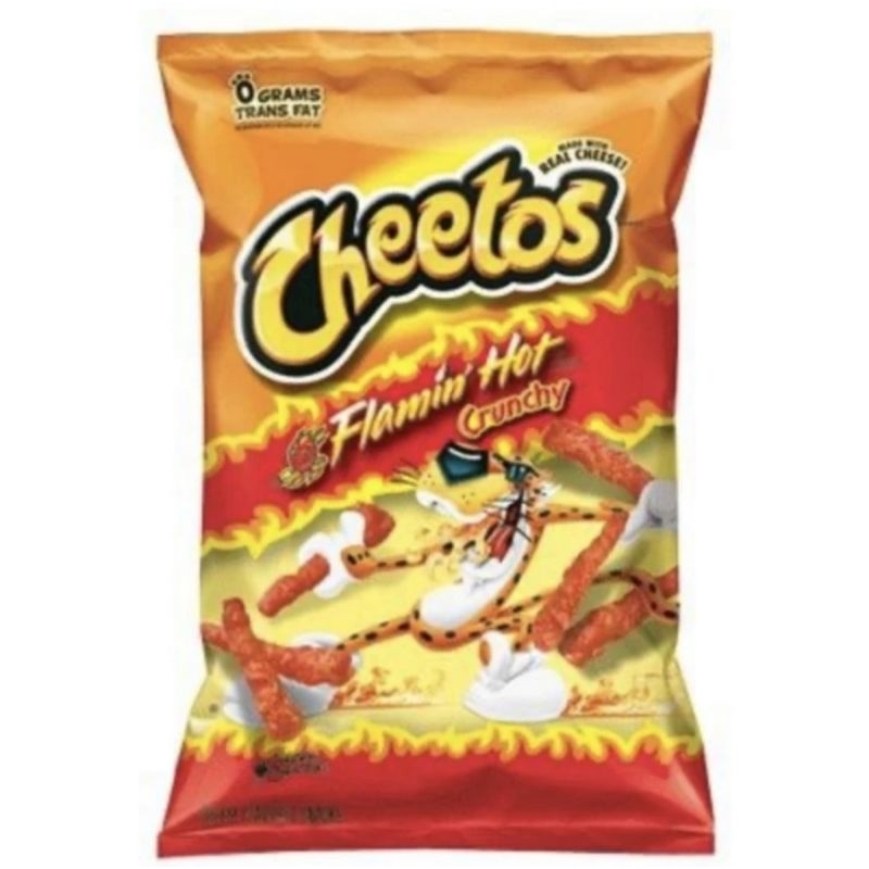 Jual Cheetos Crunchy Flamin Hot Flaming 226.8 Gr | Shopee Indonesia