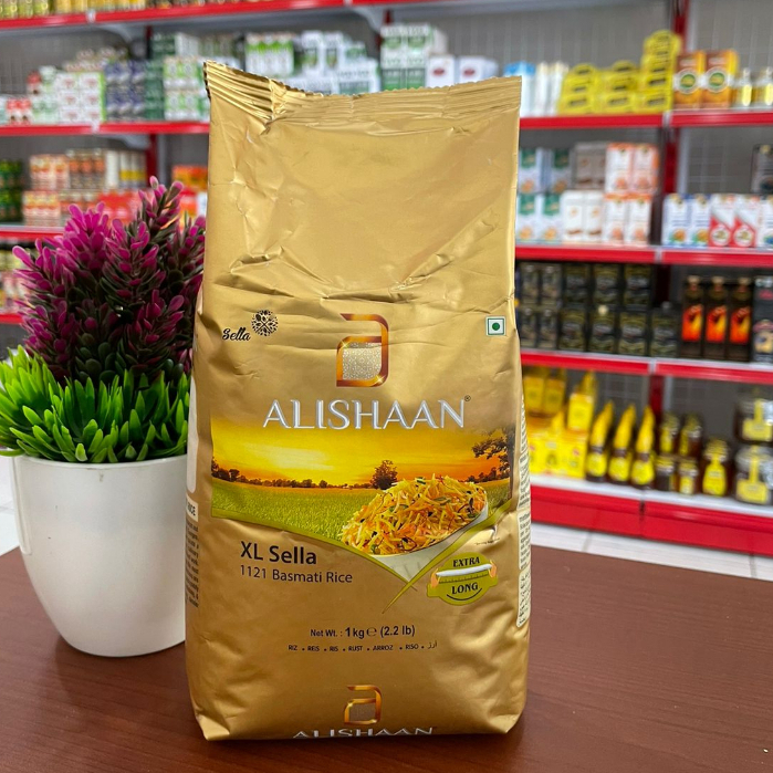 Jual Beras Basmati India ALISHAAN 1kg | XL Extra Long Grain Indian ...
