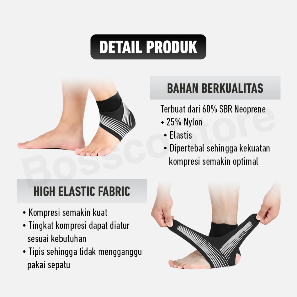 Jual SevenPlus Ankle Support Premium/ Pelindung Engkel Kaki/ Ankle Kaki ...