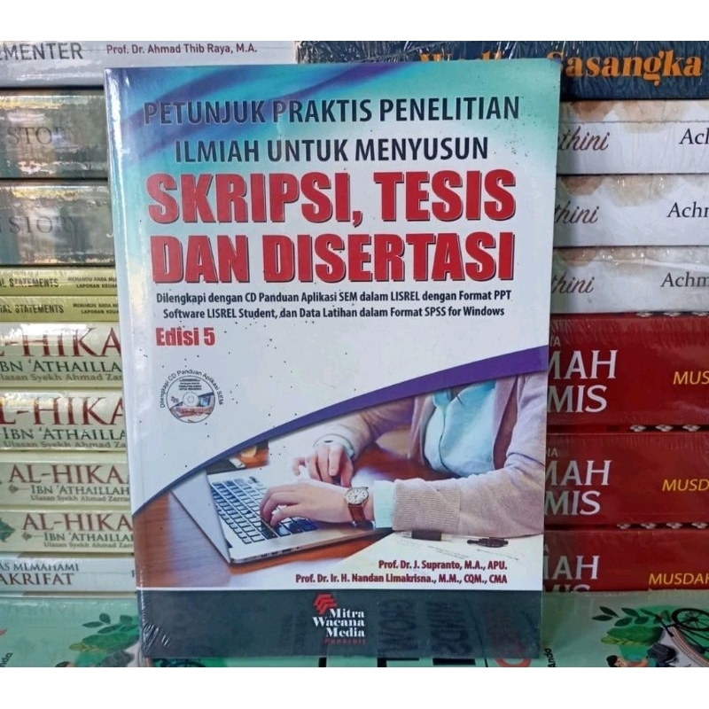 Jual PETUNJUK PRAKTIS PENELITIAN ILMIAH UNTUK MENYUSUN SKRIPSI, TESIS ...
