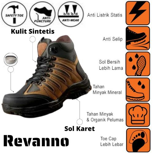 Sepatu safety outlet wolverine