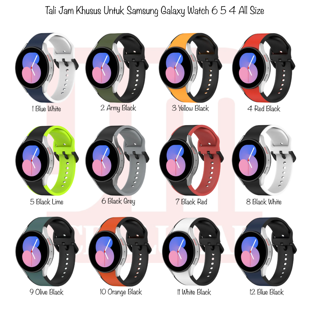 Jual SG2 Tali Strap Jam Tangan Sporty Untuk Samsung Galaxy Watch 6 5 4