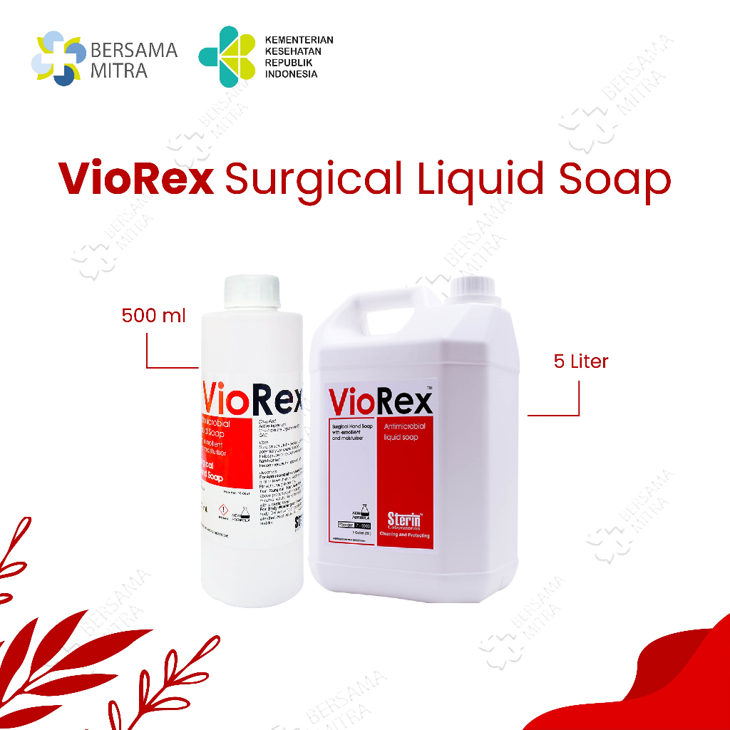 Jual VioRex Antimicrobial Surgical Liquid Soap - Botol 500ml | Shopee ...