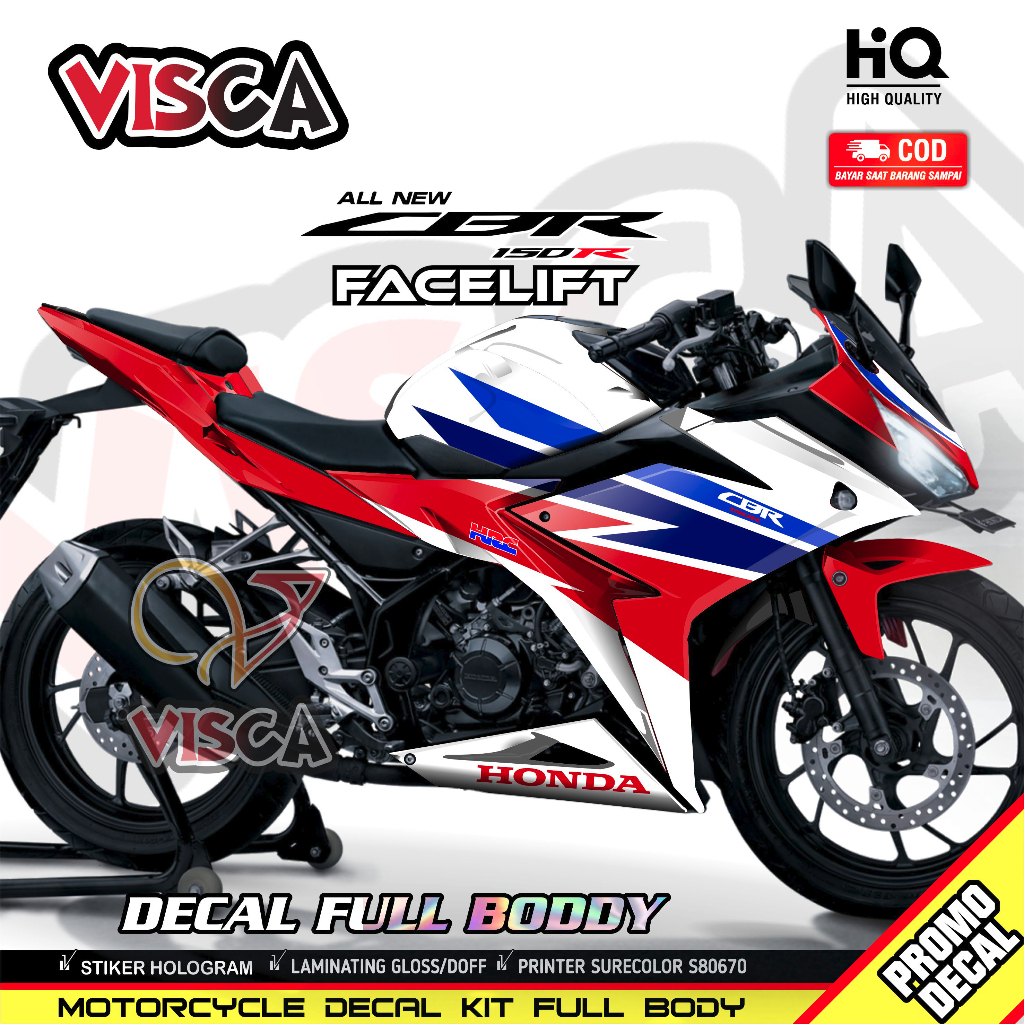 Jual Decal Cbr R Facelift Full Body Stiker Cbr R Facelift Full