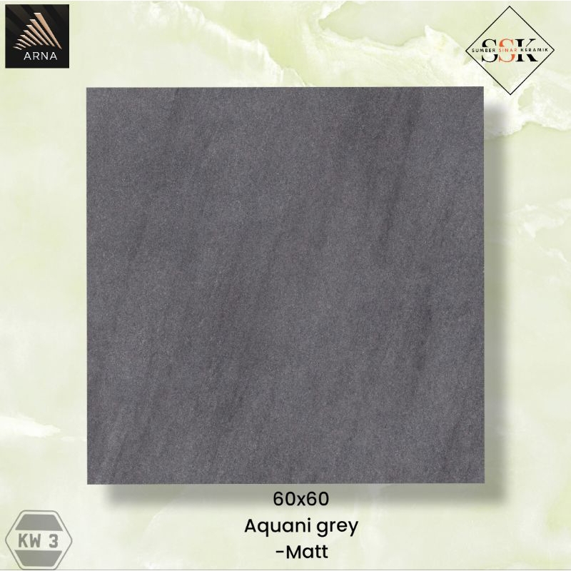 Jual Granit lantai 60x60 aquani dark grey arna matt local/3 | Shopee ...