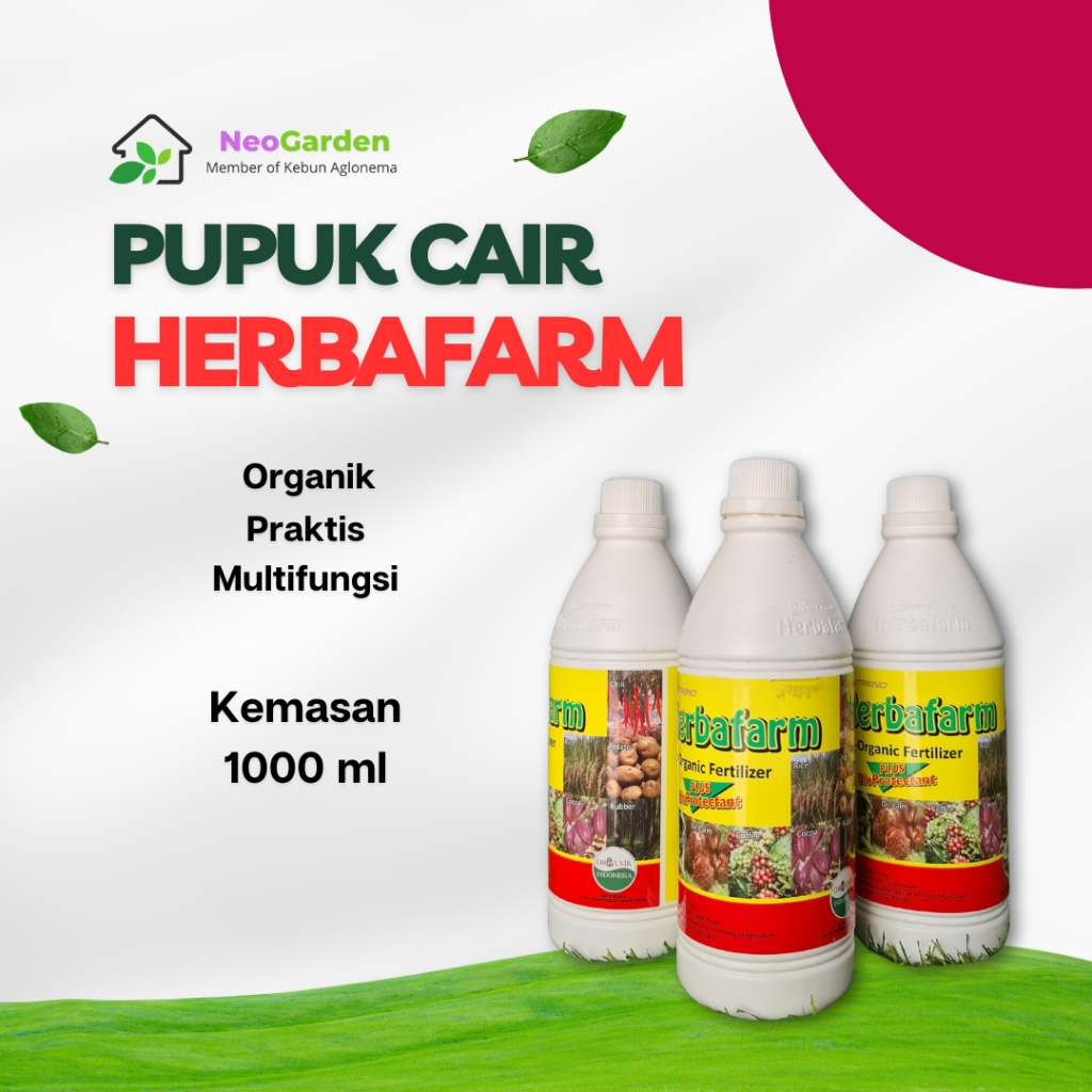 Jual Pupuk Organik Herbafarm Cair Kemasan Liter Pupuk Tanaman Shopee Indonesia