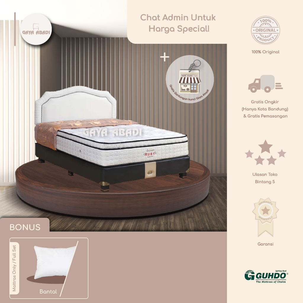Jual Springbed Guhdo Ruby Dream Kasur Guhdo Ruby Dream Guhdo