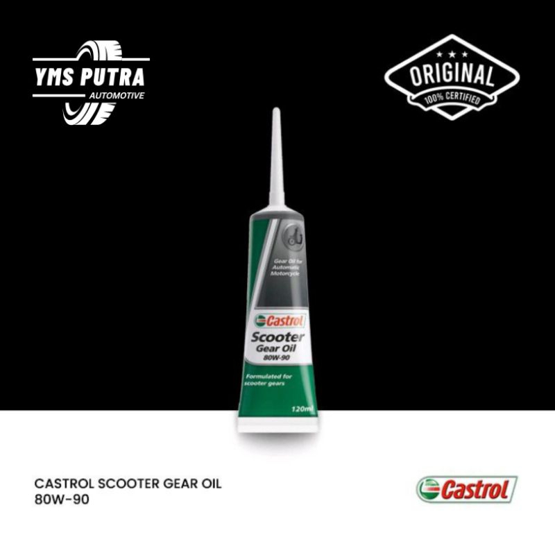 Jual Oli Gardan Motor Castrol SCOOTER GEAR OIL 80W90 120ml Shopee