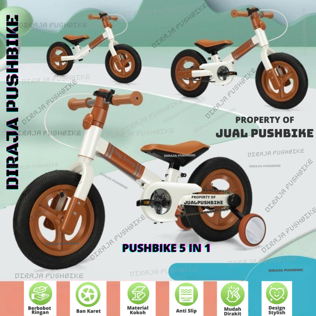 Balance bike yang bisa dipasang pedal on sale