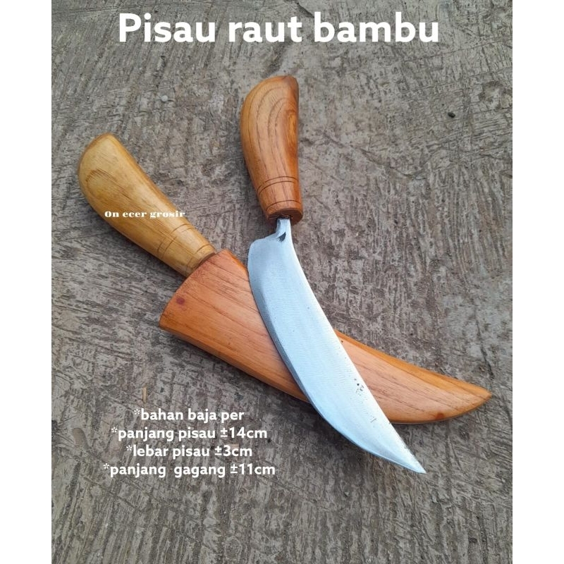 Jual Pisau Dapur Pisau Raut Bambu Bahan Baja Shopee Indonesia