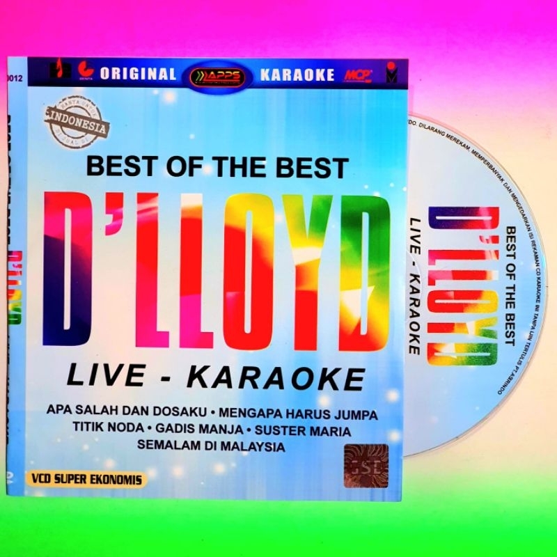 Jual KASET VCD KARAOKE LAGU DLLOYDVOCAL ON OF AKTIFKASET VCD KARAOKEKASET VCD KARAOKE DUET