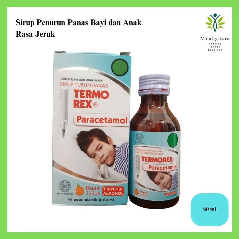 Jual TERMOREX SYRUP 60 ML (penurun panas untuk bayi dan anak) Shopee