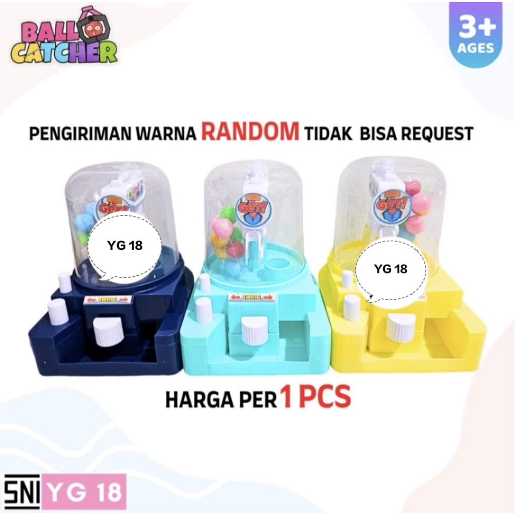Jual Mainan Capit Bola Claw Machine Toys YG-18 | Shopee Indonesia