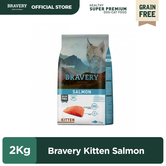 Jual BRAVERY Cat Food for Kitten 2 Kg Makanan untuk Anak Kucing