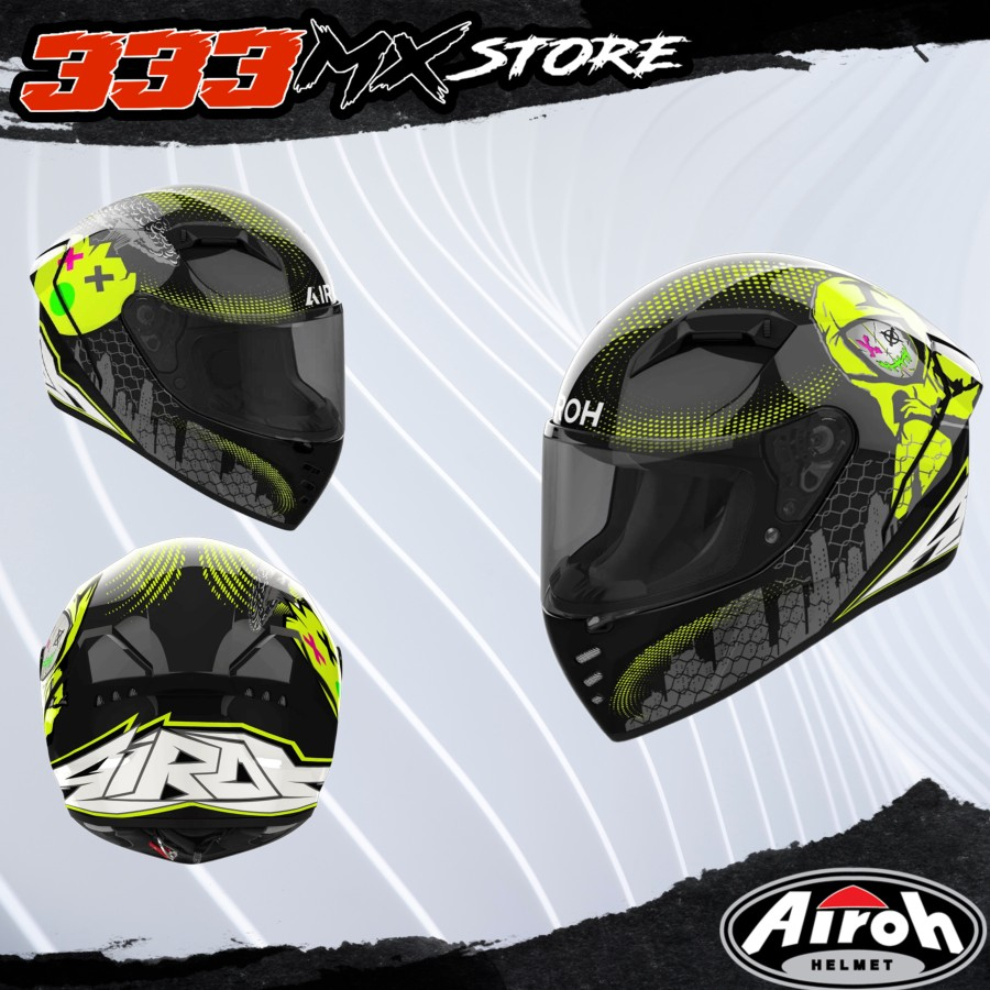 Casque Moto AIROH Connor Nation Gloss M - Homologué ECE 2206