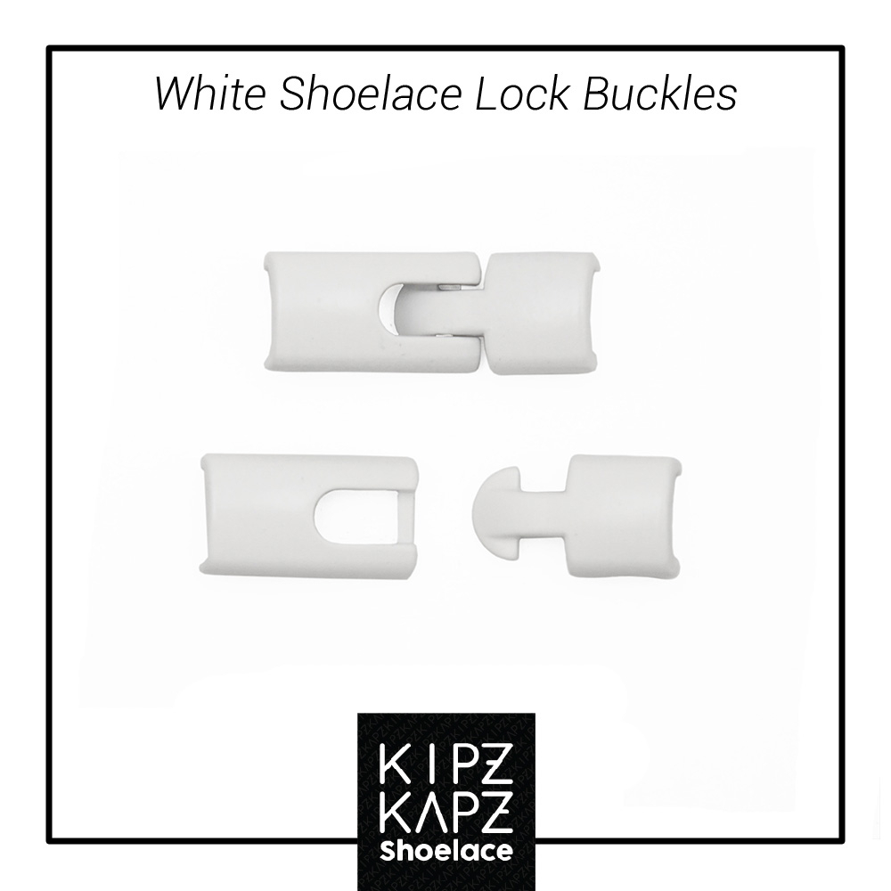 View of Jual KIPZKAPZ LKS2 WHITE - METAL KUNCI TALI SEPATU / SHOELACE LOCK ...