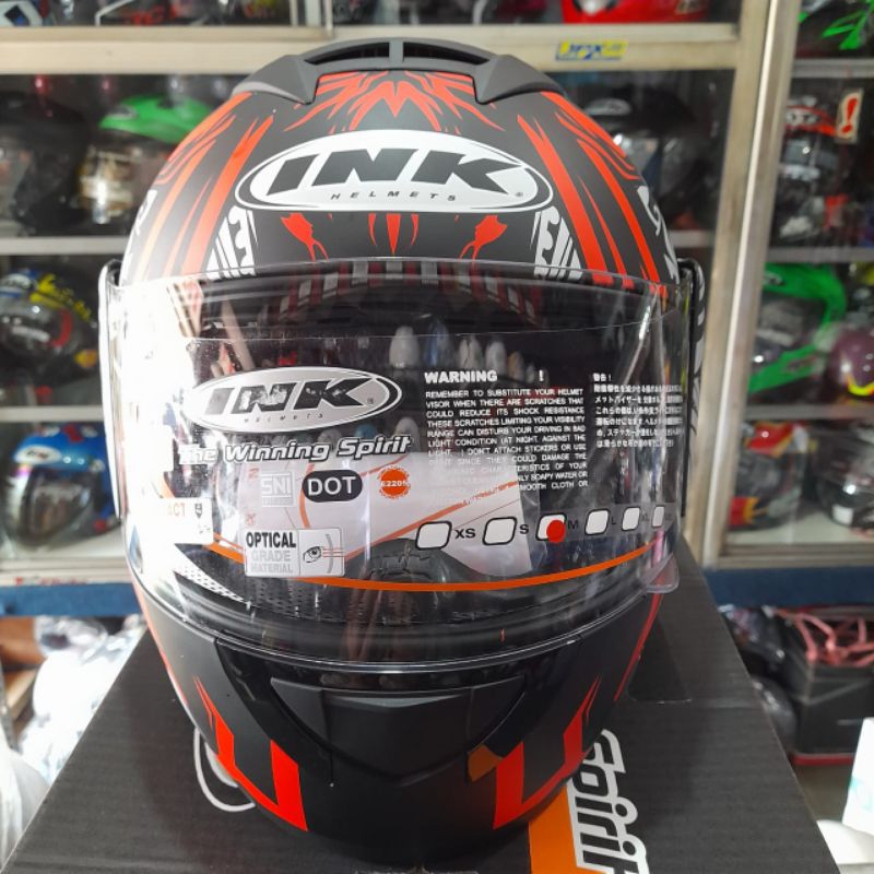 Jual helm INK CL MAX seri8 fulface batik | Shopee Indonesia