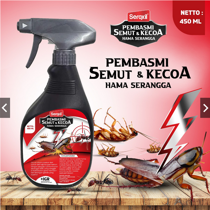 Jual Seroxil Racun Semut Racun Kecoak Pembasmi Semut Pembasmi Kecoak ...