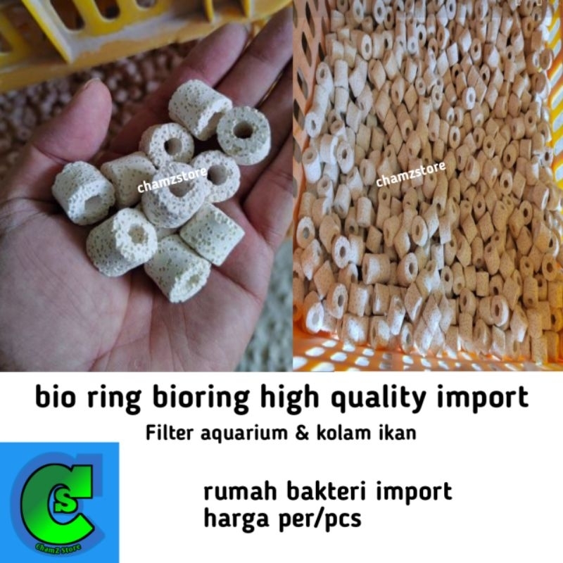 Jual bioring bio ring kandila berpori high quality import / bio ring ...
