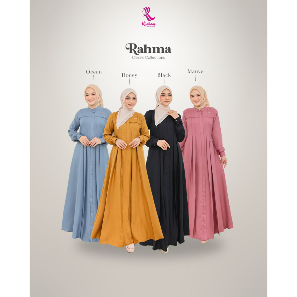 Jual TERBARUUU RAHMA RAHMI DRESS By KHALIMA OFICIAL | Shopee Indonesia