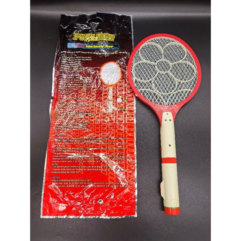 Jual Raket Nyamuk Cas merek Fujilight 3377 + Senter, bisa di lepas ...
