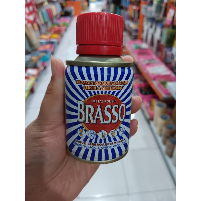 Jual BRASSO METAL POLISH 100ML | Shopee Indonesia