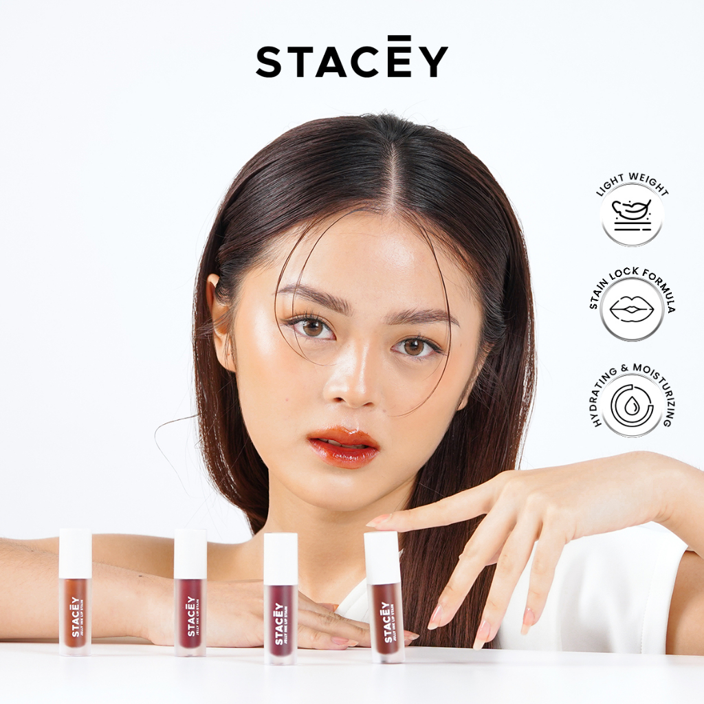 Jual Stacey Jelly Ink Lip Stain Lip Tint Make Up Hydrating And Moisturizing Lips Shopee