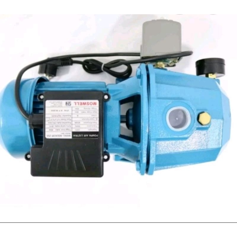 Jual Jet Pump Moswell Aqua DP-225 Manual Sumur Dalam 30 Meter 250 Watt ...