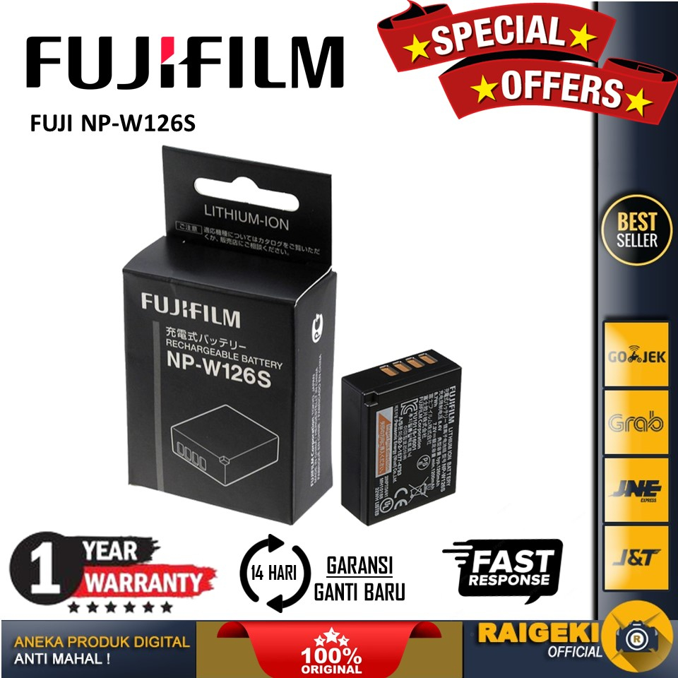 Jual Fujifilm Np W126s Li Ion Battery Pack Shopee Indonesia