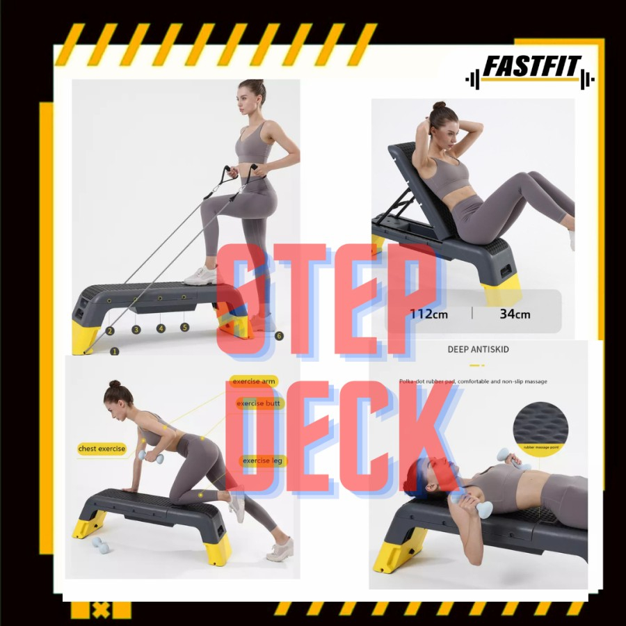 Jual Step deck / stepper fitness / aeroik step | Shopee Indonesia