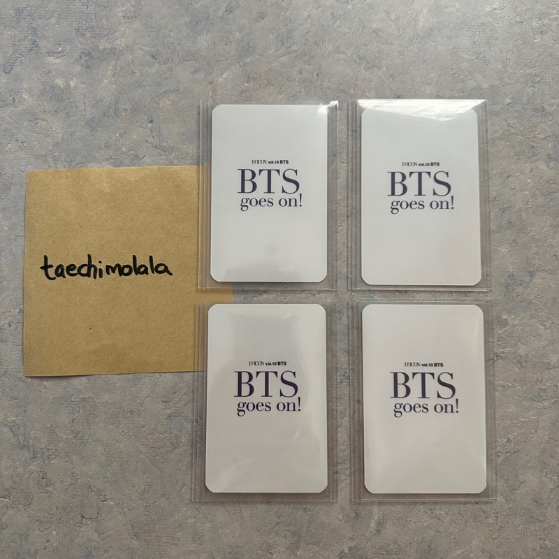 お値下げ中】【5枚セット】bts dicon テテ トレカ - メルカリ