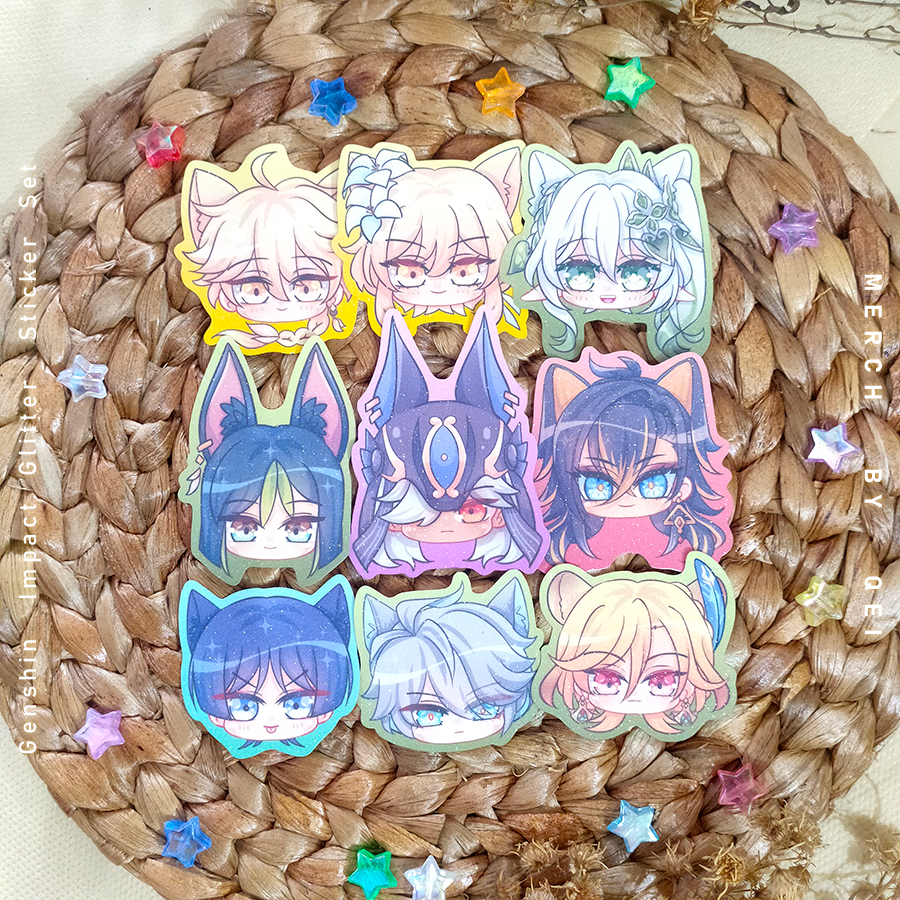 Jual Genshin Impact SUMERU Glitter Sticker Fanart Merchandise | Shopee ...