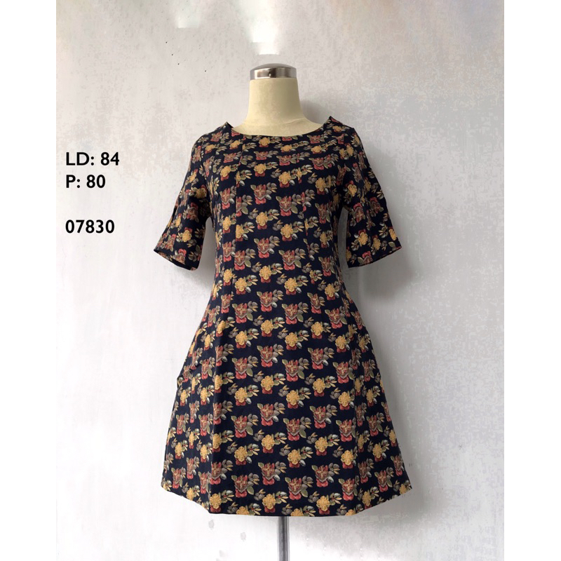 Jual DRESS FLORAL / LONG DRESS / MIDI DRESS B | Shopee Indonesia