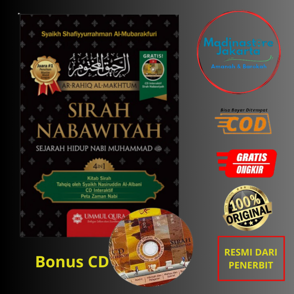 Jual Buku Sirah Nabawiyah Hc Arrahiq Al Makhtum Syaikh Shafiyurrahman