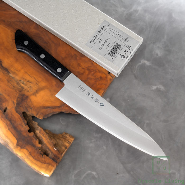 Jual Japanese Knife TOJIRO Basic 3 Layered by VG10 Chef Knife 200mm ...
