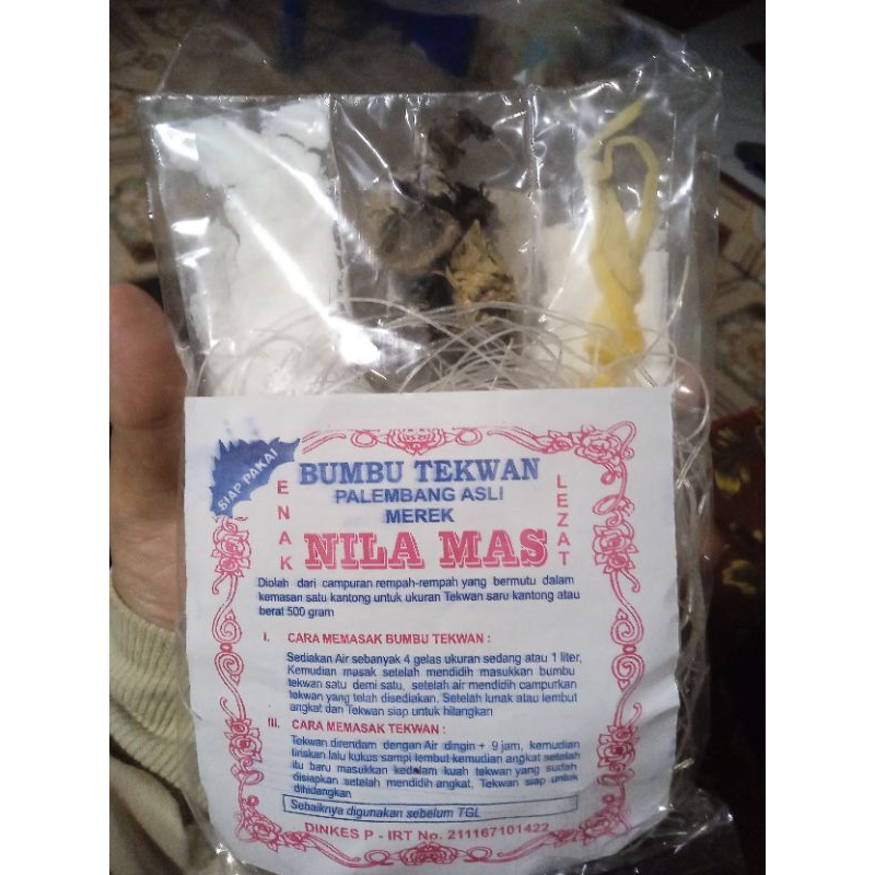 Jual Bumbu Kuah Tekwan Lengkap Cap Nila Mas Tinggal Cemplung Instans