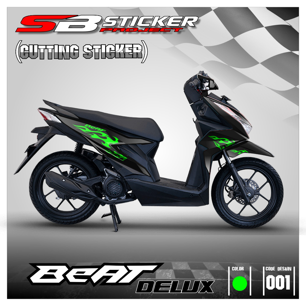 Jual Cutting Sticker Beat Deluxe - Aksesoris Motor Stiker Honda Beat ...