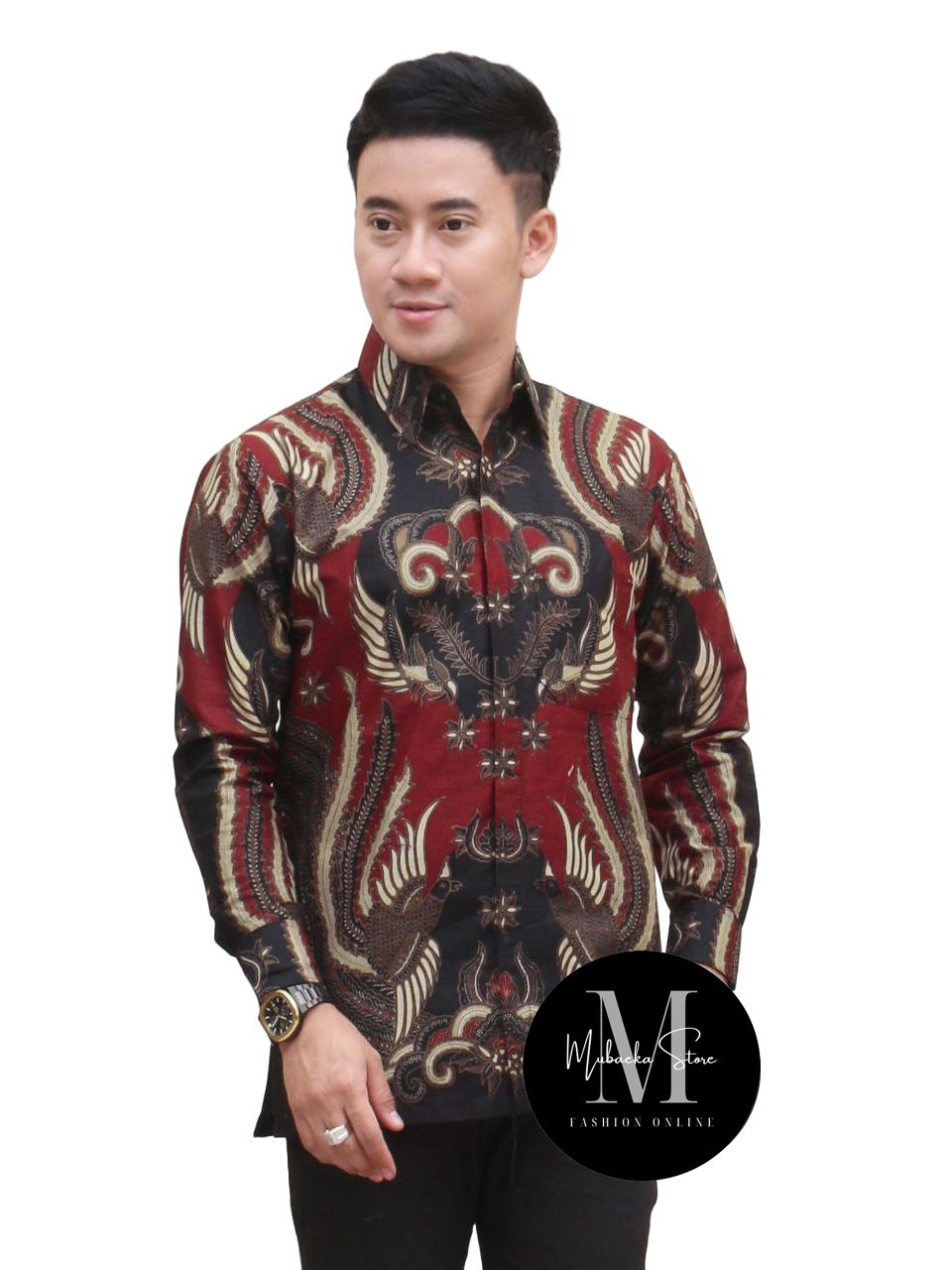 Jual Baju Kemeja Batik Pria Murah Dewasa Lengan Panjang Modern Terbaru ...