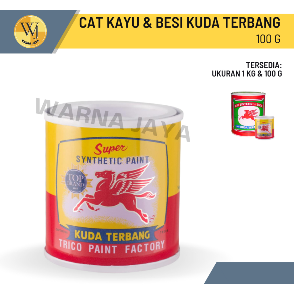 Jual Cat Kayu Besi Kuda Terbang L Cat Besi Kayu Ml Shopee