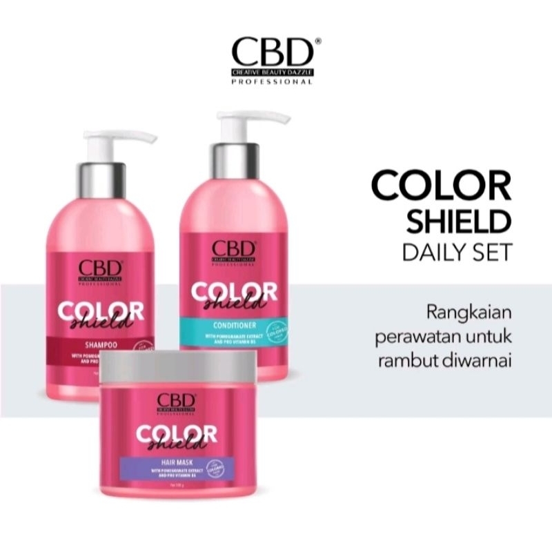 Jual CBD Color Shield Hair Mask / Shampoo / Conditioner (Pink) | Shopee ...