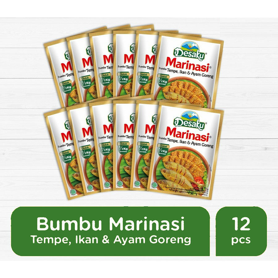 Jual Desaku Marinasi - Bumbu Tempe Ikan & Ayam Goreng Pak ( 12 pcs