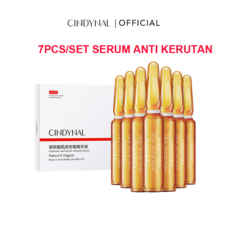 Jual CINDYNAL Ampoule 7 Pcs /Set Ampul Serum Hyaluronic Acid Vitamin C
