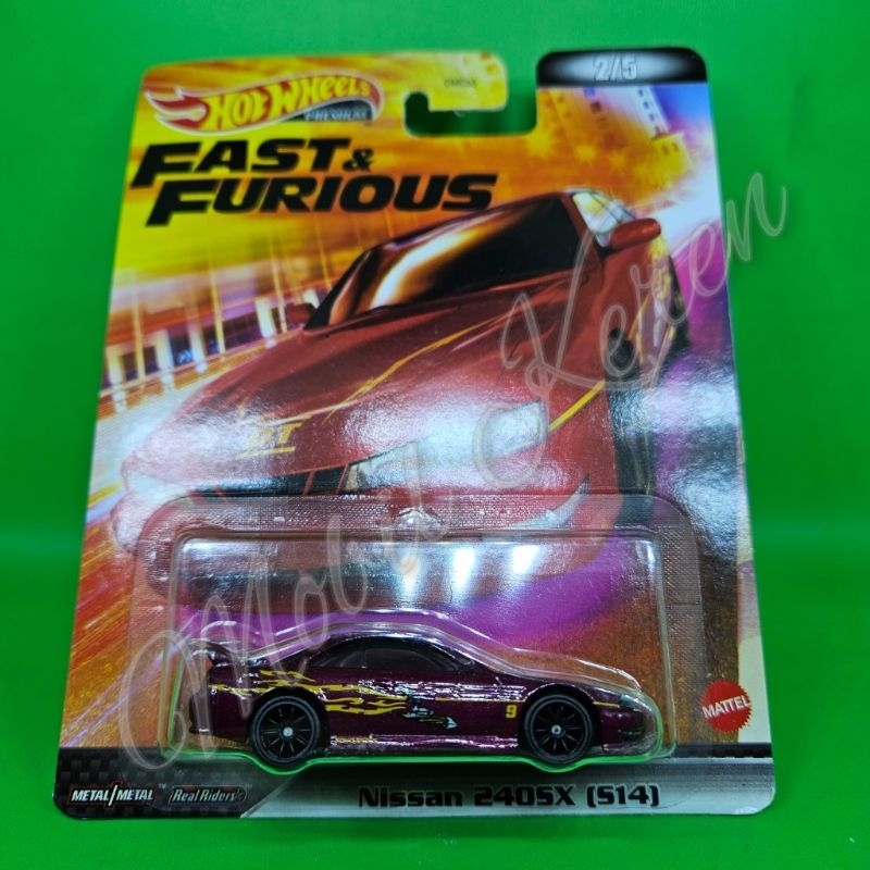 Hot Wheels 2025 Fast & Furious Nissan 240SX (S14) Rossa 1:64