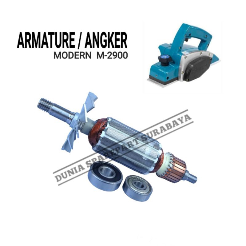 Jual Sparepart Armature Mesin Planer M-2900 / Angker Dinamo Serut Sugu ...