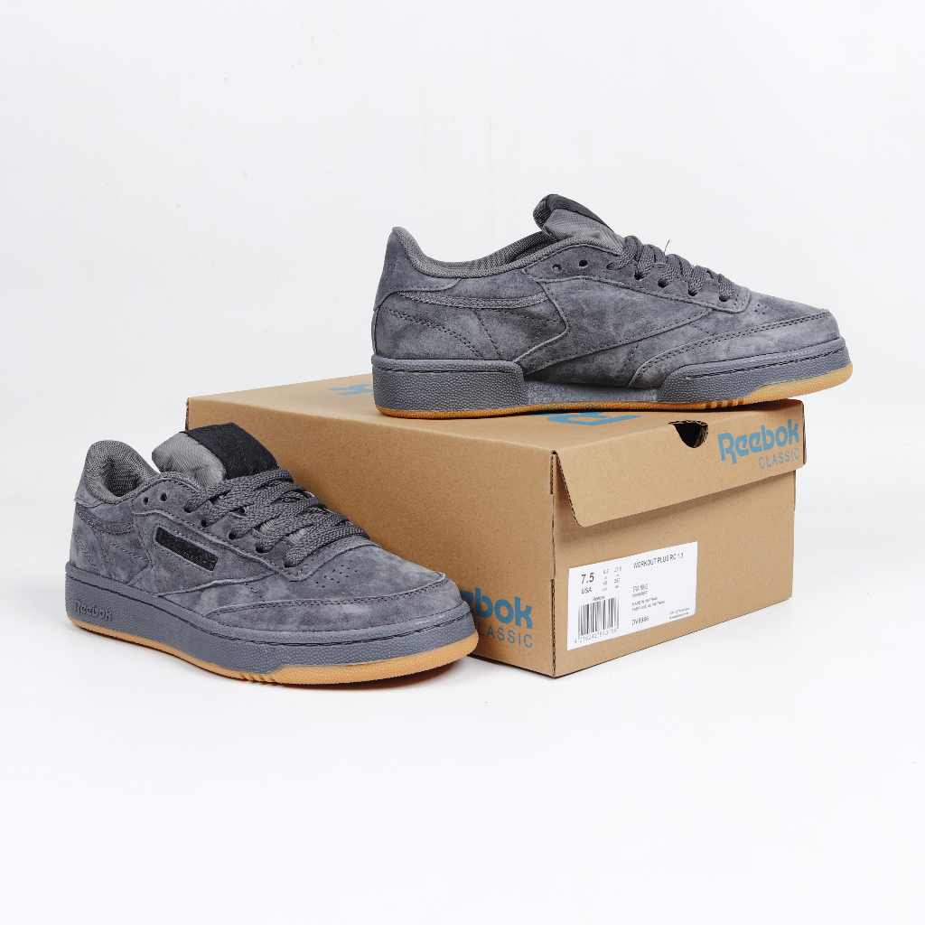 Jual (DBX) Sepatu Reebok Club C85 SG Dark Grey Gum | Shopee Indonesia