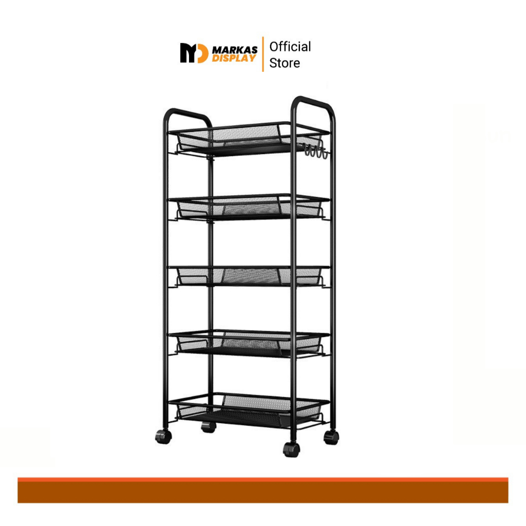 Jual Rak Troli Besi Susun Serbaguna + Roda | Shopee Indonesia