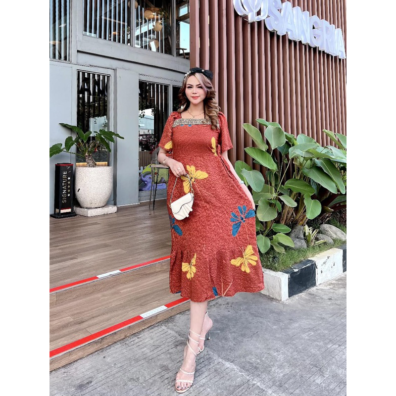 Jual Daster kupu hitz mamah muda/Amanda daster saku lucu/dres cewek