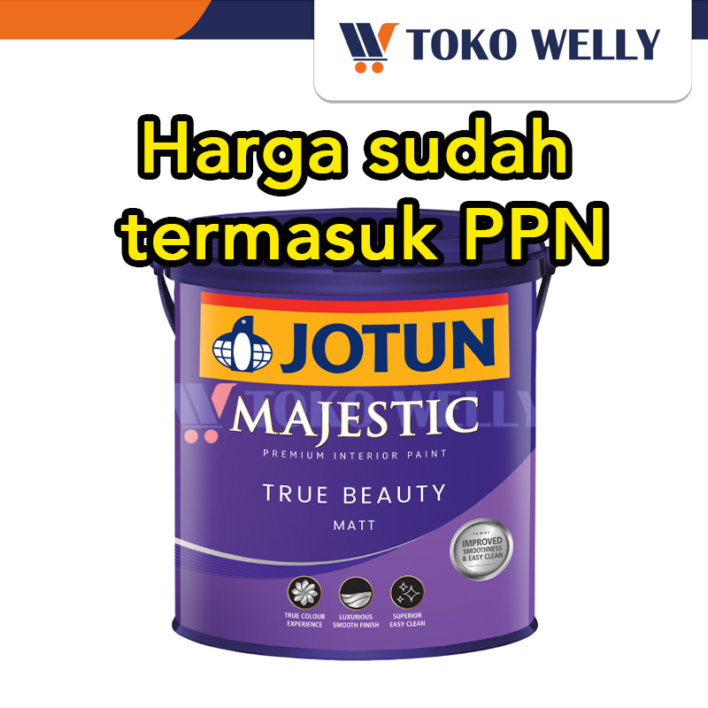 Jual Jotun Majestic True Beauty Matt Cat Tembok Interior Warna Putih Ready Mix Pail 20l 6309