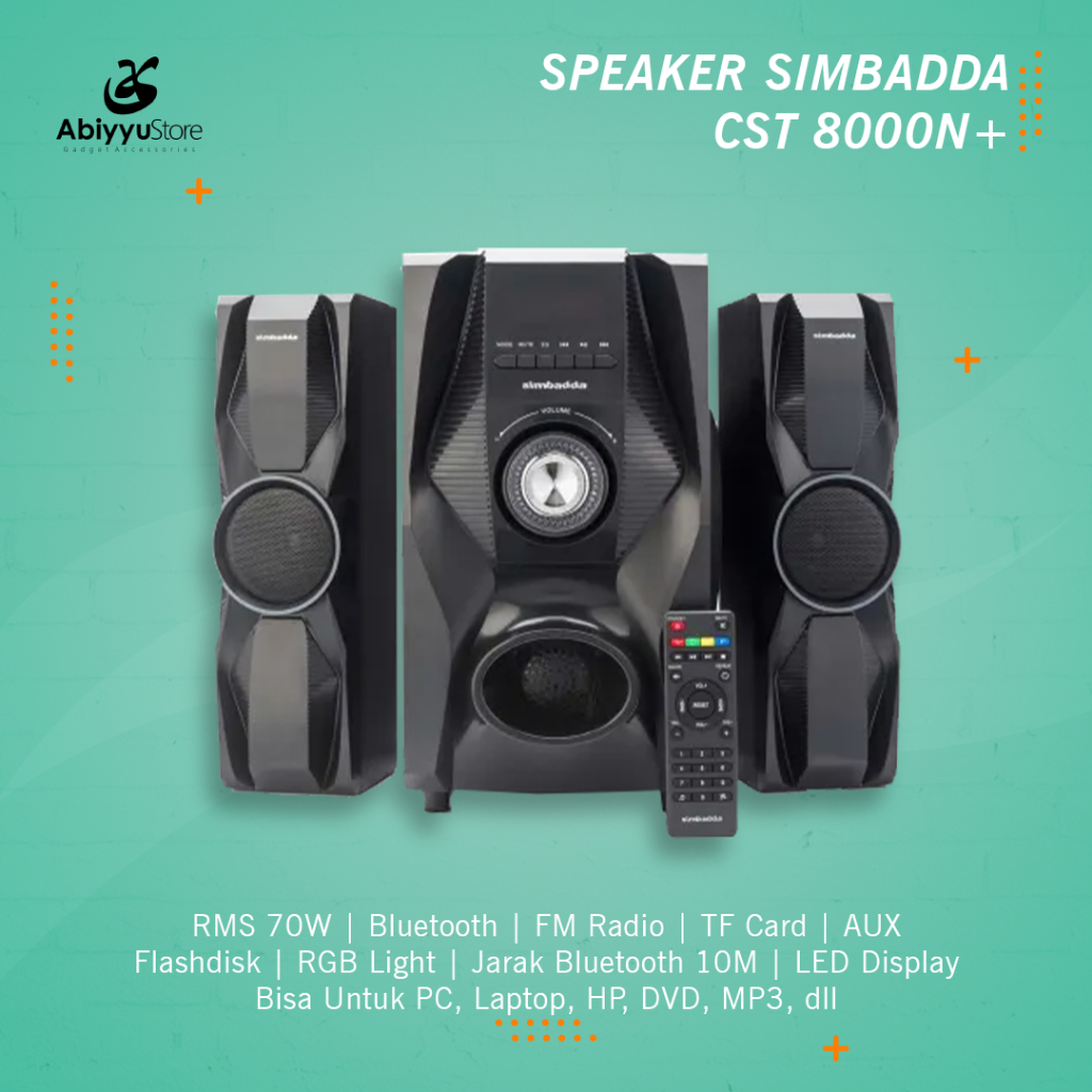 Jual Speaker Bluetooth Simbadda CST 8000N Aktif Speaker Komputer PC Laptop Shopee Indonesia